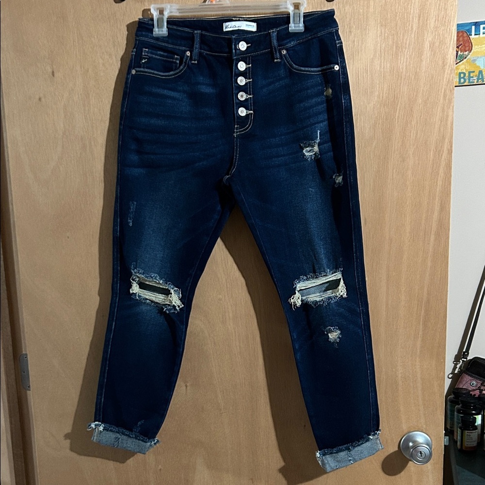KanCan Dark Blue Denim Jeans